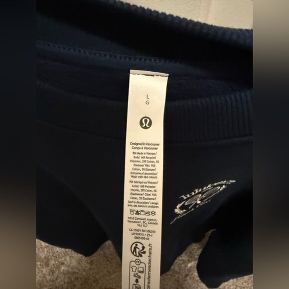 Lululemon Tenis Club Large Blue Sweatshirt. 💙⚡️ - Picture 3 of 3